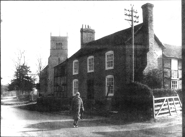 Stoulton Post Office closed 1967.  (Berrows Journal) Is that a post box in the wall behind the chimney?