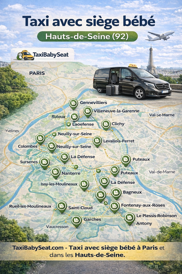 taxi bébé hauts de seine