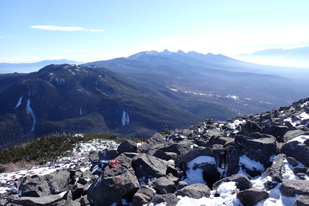 初冬　蓼科山　登山　ガイド　ツアー