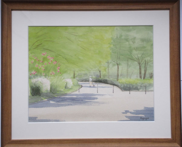 水彩画,水彩画家　島村和代,風景画