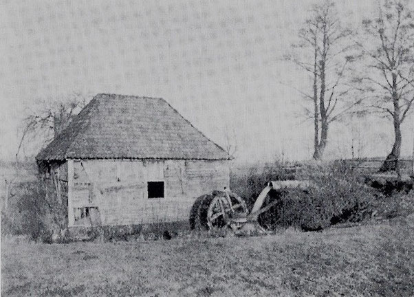 Die alte Ölmühle auf dem Sültehof kurz vor dem Verfall ( erstmals erwähnt 1555)