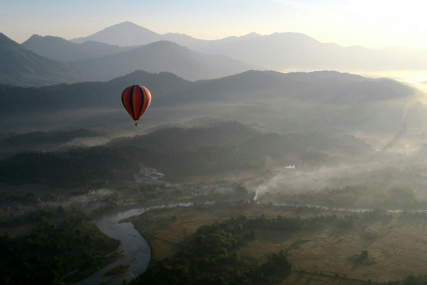 Vang Vieng au petit matin