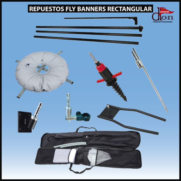 ACCESORIOS FLY BANNERS RECTANGULAR