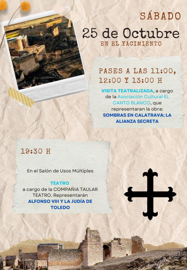 Programa de las Jornadas Medievales en torno a Calatrava la Vieja en Carrion de Calatrava