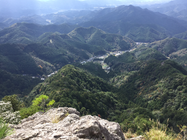 鳳来寺山 奥の院からの展望