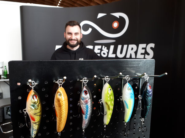 Jerkbaits am Messestand