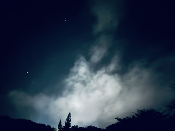 宮古島でアルクトゥルスを見つけた夜【心の声】(inner-wish撮影)本写真はシリウスです
