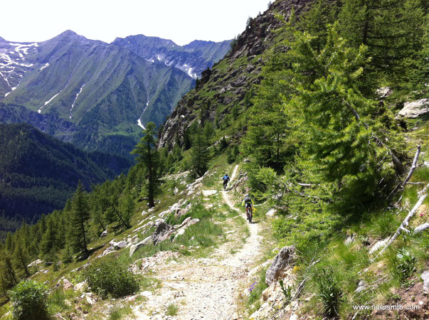 Arriviamo a Prali concludendo un'anello breve ma di tutto rispetto