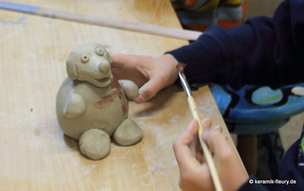 Töpfern Kindergeburtag