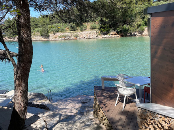 Zweite kleine Bucht beim Campingplatz