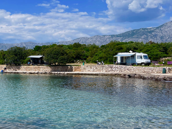 Camping Mlaska auf Hvar 