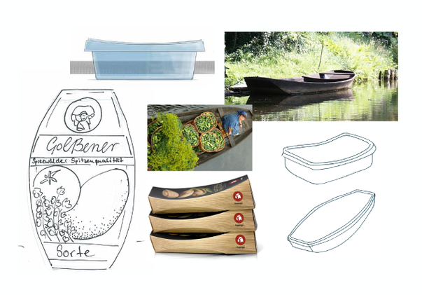 GOLßENER - Feinkostsalate - Ideenansätze in Form von Scribbles zur Formentwicklung für die Verpackung - finales Konzept - Produkt Design - DesignKis - 2013