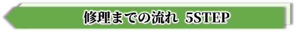 シャッター修理は安い,早い,安心,シャッター修理おすすめIKKI Groupの修理までの流れは５STEPです。シャッター修理はイッキグループに