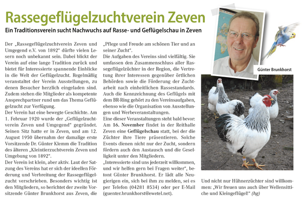 Geflügelzucht Verein Zeven