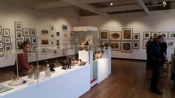 My work at a special Animal Craft exhibition at Cartwright Hall art gallery