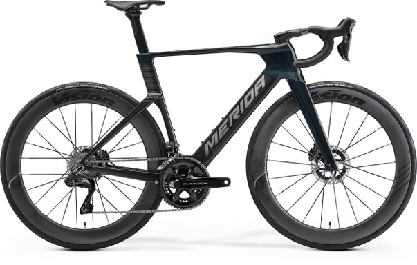 MERIDA REACTO TEAM - Carbon halo green 