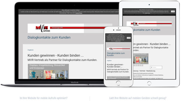 Wie wirkt Ihre Website auf einem Smartphone?