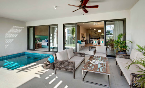 appartement avec plug pool ile maurice
