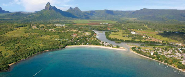 Emplacement AKASHA ILE MAURICE