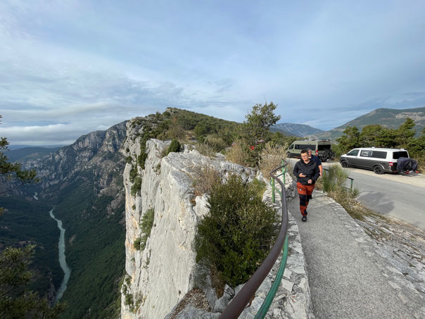 Aussichtspunkt Belvedere de la Dent d´Aire an der Panoramaschleife der Verdonschlucht
