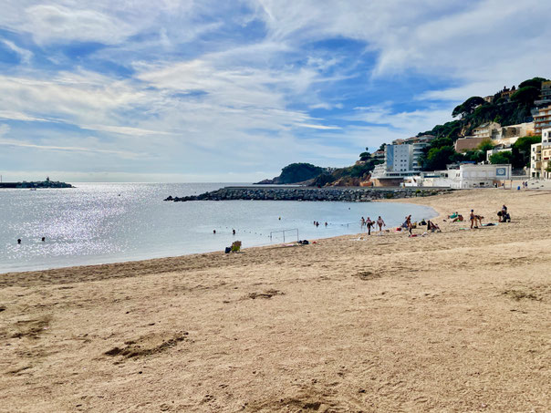 Strand in Sant Feliu de Guíxols