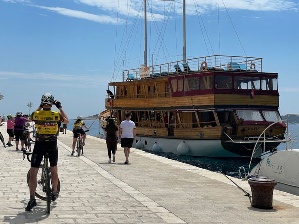 Nostalgisches Boot in Hvar 