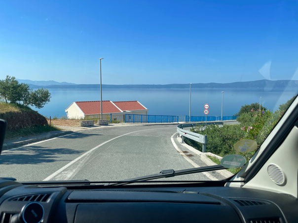 Anfahrtsweg um Camping Medora in Podgora 