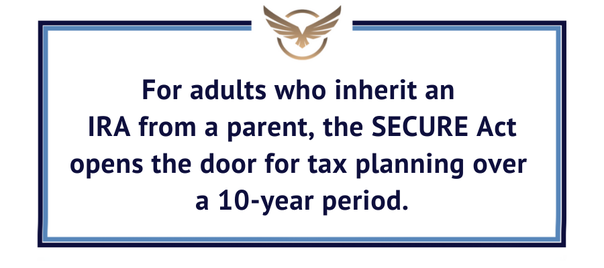 SECURE Act financial planning for inherited IRAs