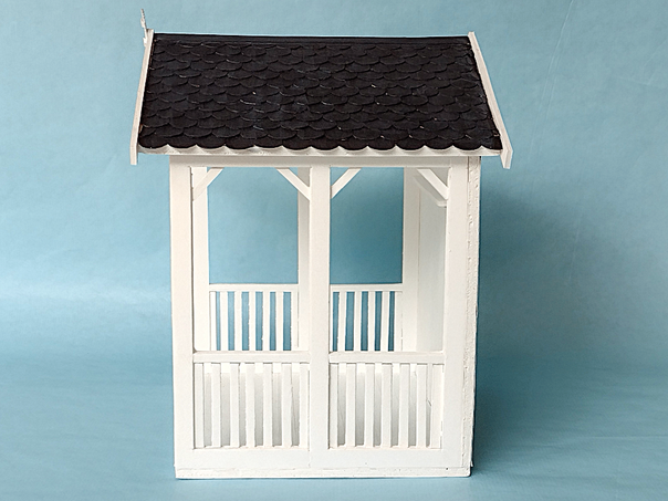 Bastelanleitung Miniatur-Gartenhaus