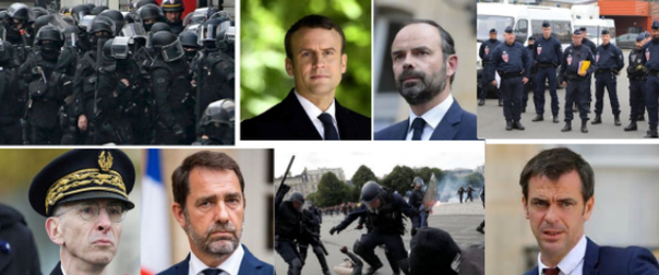 Le groupe des bourreaux, censément aveugle des causes profondes de cette tragique comédie.