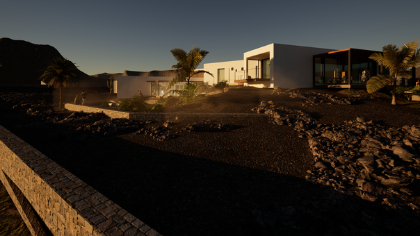 Vivienda unifamiliar en Lajares. Fuerteventura.