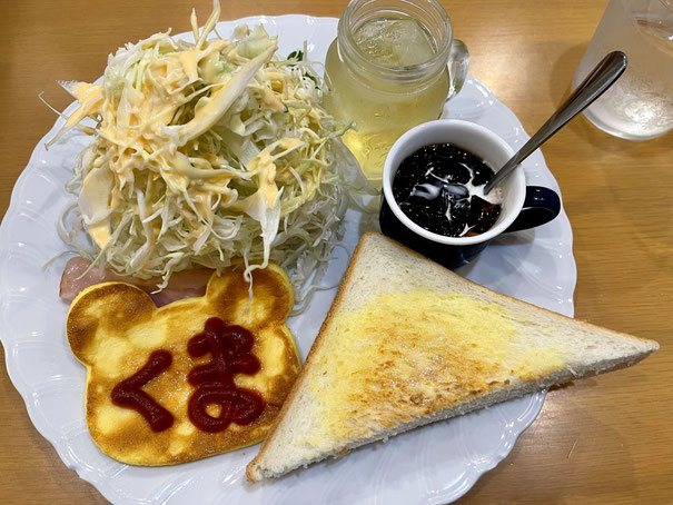 モーニングハンター柴ちゃん！高蔵寺にあるクマカフェさんでモーニングを頂きました！