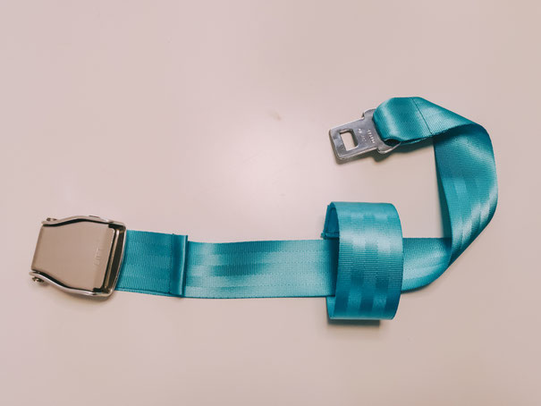Loop-Belt im Flugzeug