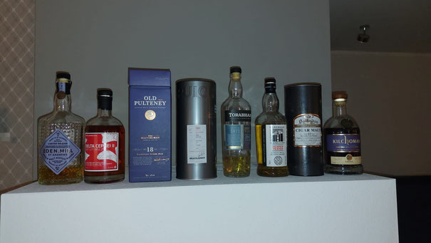 A "small" whisky selection for the evening...