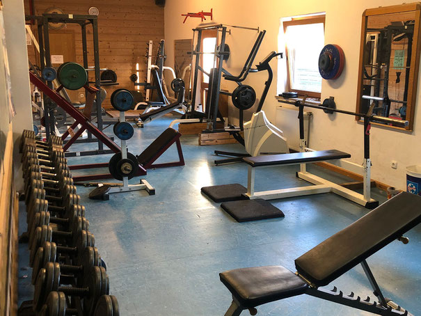 Kraftraum im Sportheim