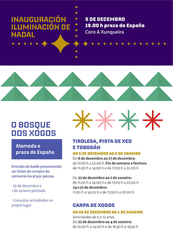 Programa de Navidad en Pontevedra