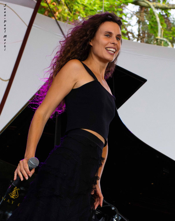 Dafné Kritharas , Paris Jazz Festival, Festivals du Parc Floral. August 2025.