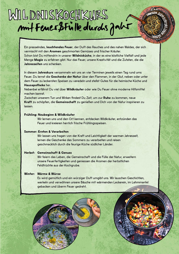 wildniskochkurs Feuer&Fülle