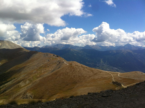 parte della strada bianca percorsa