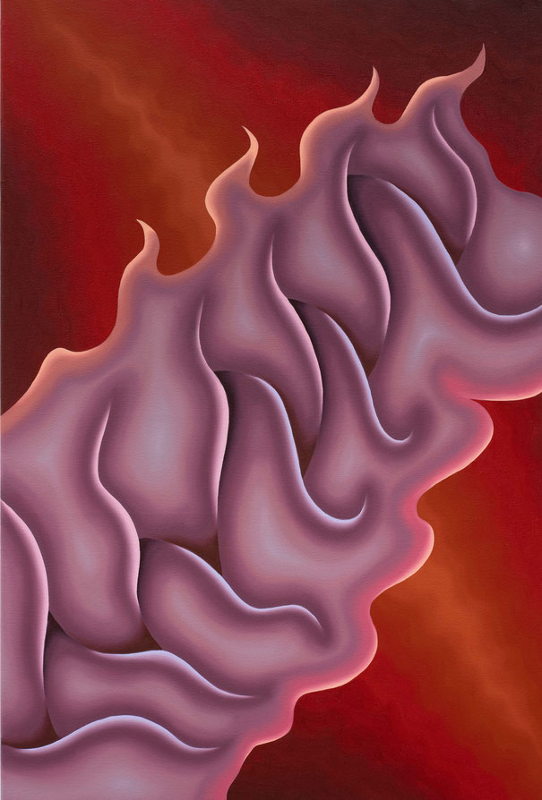 Kalos, 2022, oil on canvas, 105 x 70 cm