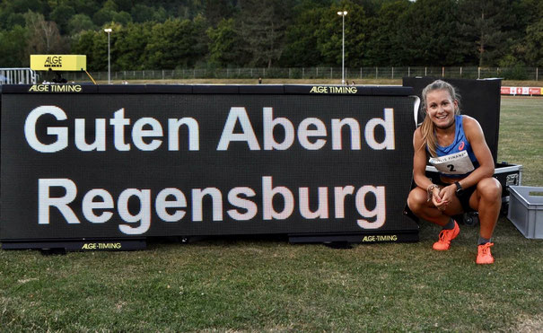 Julia Mayer Dsg wien Regensburg Sparkassengala Deutschland ASICS 3. Platz 5000 Meter Österreich