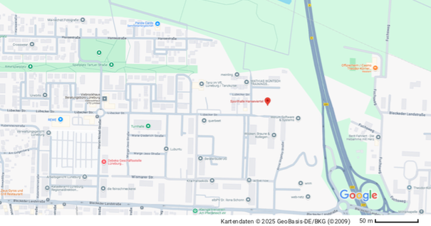 C* Google-Maps - Sporthalle Hanseviertel