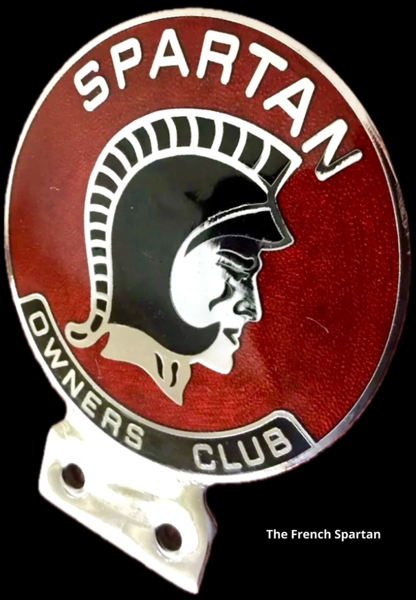 Badge original du Spartan Owners Club