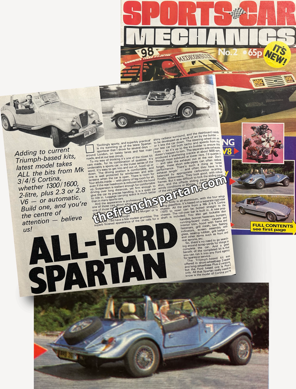 Spartan on cover of Sports Car Mechanics