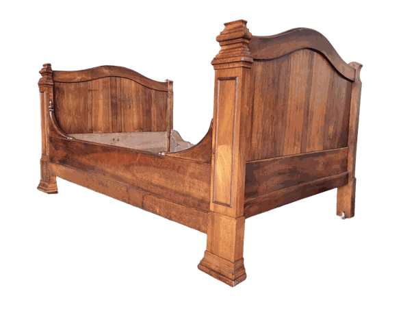 LETTO IN NOCE INTEGRO COMPLETO EPOCA XIX SECOLO RESTAURATO