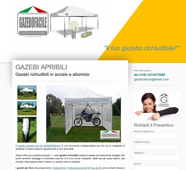 pagina Home gazebo facile