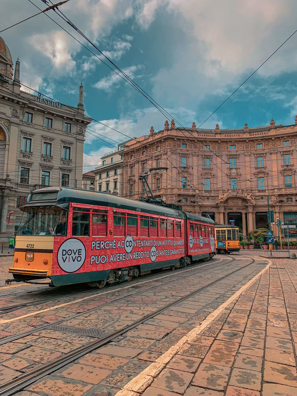 Straßenbahn Mailand Italien