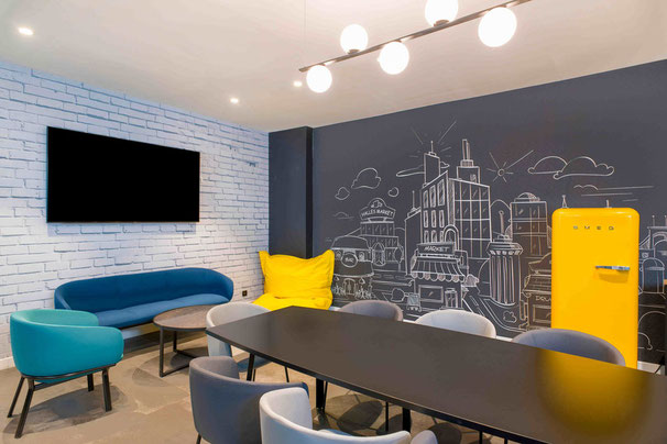 Décoration d'espace commun pour pépéinière d'entreprise - 92