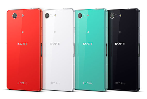 Xperia Z3 Compact 背面 4色
