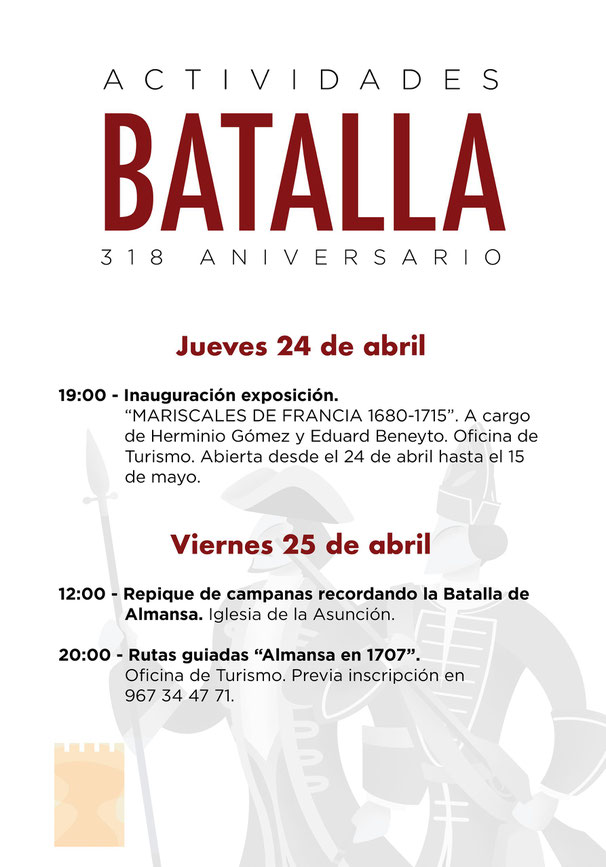 Programa de la Recreacion Historica de la Batalla de Almansa